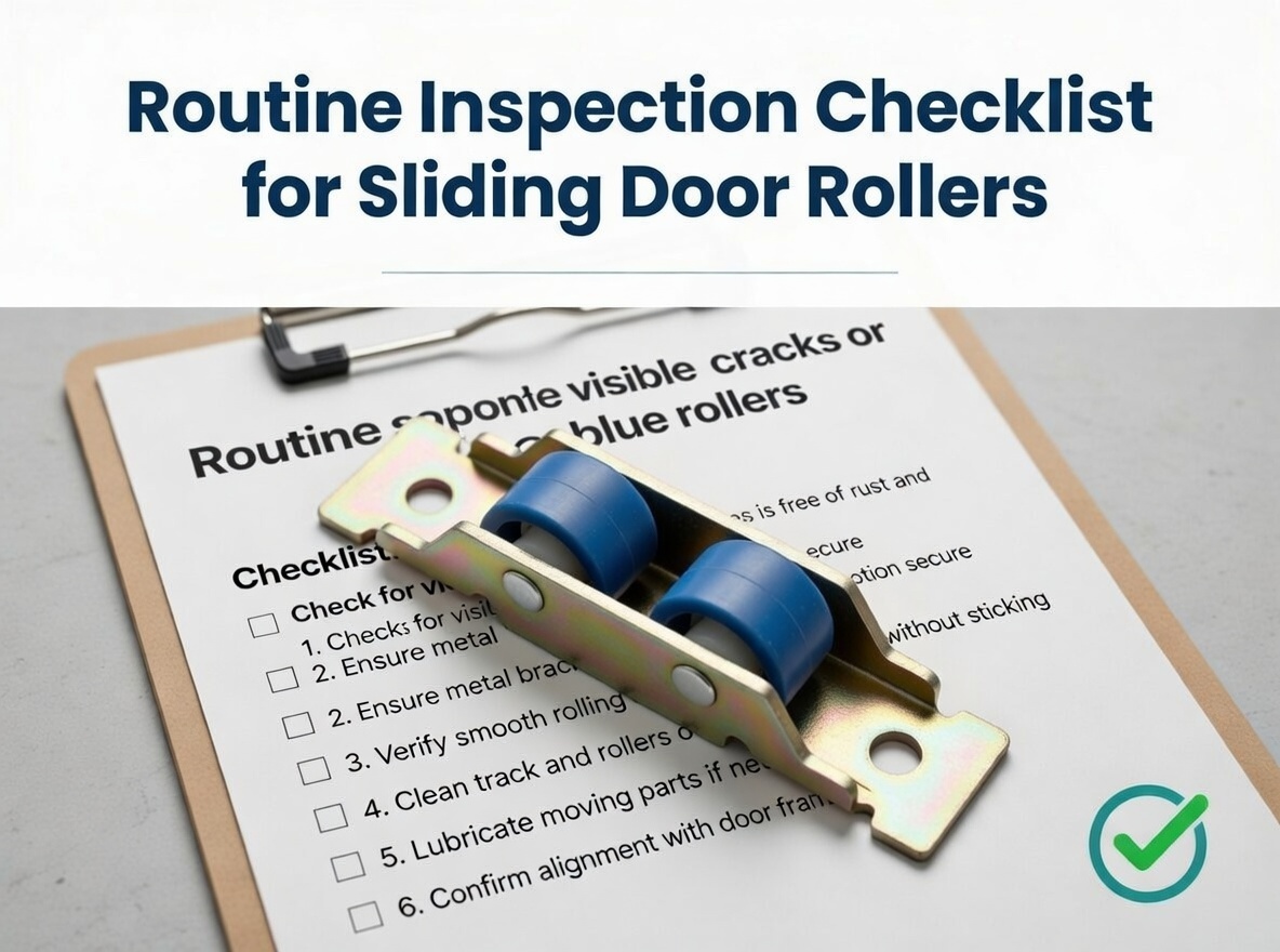  Deur moeilijk te verschuiven? Begin met deze checklist voor rolleninspectie
