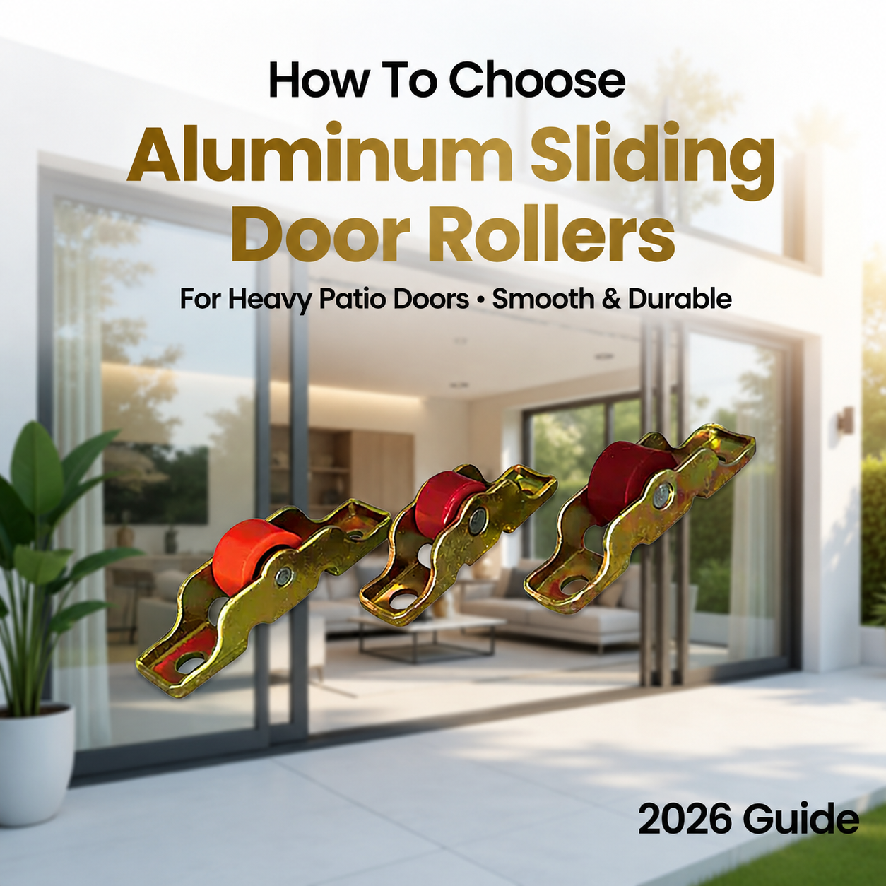  Hoe u aluminium schuifdeurrollen kiest voor zware terrasdeuren